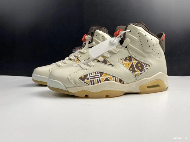 Rep AIR Brown (2020) CZ4152-100 Retro 6 Sail Jordan Quai54 0816